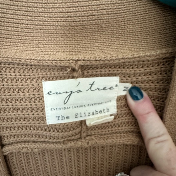 Evy’s Tree Elizabeth Cardigan in Fawn M - Picture 3 of 4